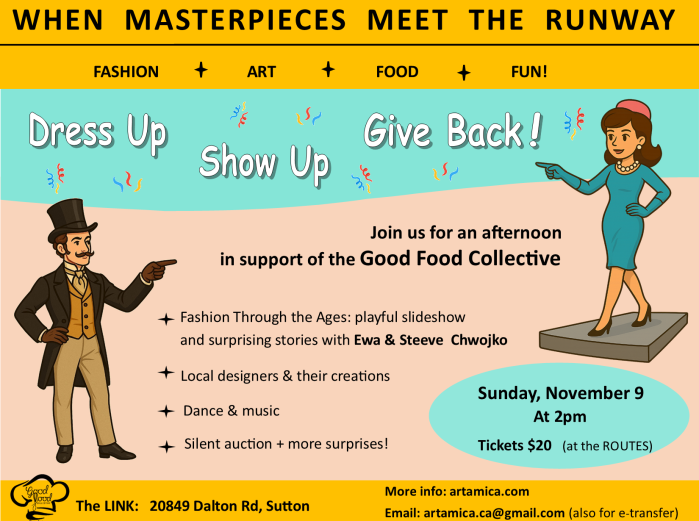 When masterpieces meet the runway